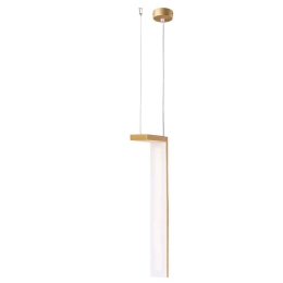 Φωτιστικό Οροφής Κρεμαστό 01380-03 6W LED 3000K 480Lm Gold Luma