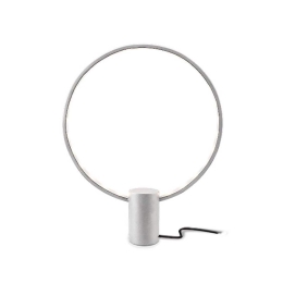 Επιτραπέζιο Φωτιστικό 01389 13W LED 3000K, 1025Lm 30x40cm Silver Luma