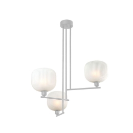 Φωτιστικό Οροφής Κρεμαστό 01393 3xE14 60x80cm Silver Luma