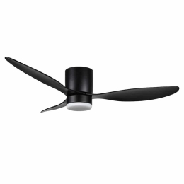 Ανεμιστήρας Οροφής Με Φως 01419 3000K, 4000K, 5000K 132x23cm Black Luma Διάμετρος 132cm