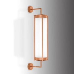 Φωτιστικό Τοίχου 01484 5W LED 3000K 400Lm 16,5x70cm Copper Luma