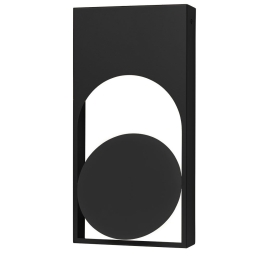 Φωτιστικό Τοίχου 01478.18.1 2xG9 20x40cm Black Luma