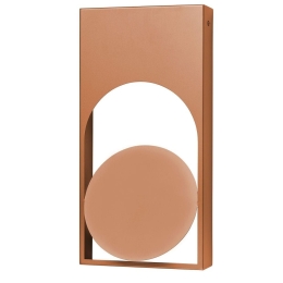 Φωτιστικό Τοίχου 01478.18.5 2xG9 20x40cm Copper Luma