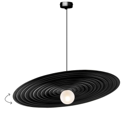 Φωτιστικό Οροφής Κρεμαστό 01477.05.1 G9 D70cm Black Luma