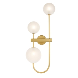 Φωτιστικό Τοίχου 01481 3xG9 67x30cm Gold Luma