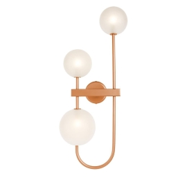 Φωτιστικό Τοίχου 01481 3xG9 67x30cm Copper Luma