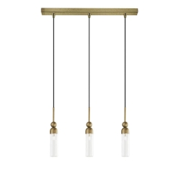 Φωτιστικό Οροφής - Ράγα 01480.07B 3xG9 70cm Oxidized Gold Luma