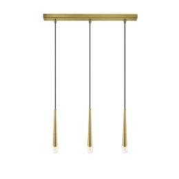 Φωτιστικό Οροφής - Ράγα 01487 3xG9 70cm Oxidized Gold Luma