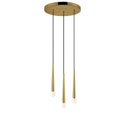 Φωτιστικό Οροφής Κρεμαστό 01487 3xG9 D.30cm Oxidized Gold Luma