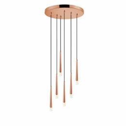 Φωτιστικό Οροφής Κρεμαστό 01487 6xG9 D.40cm Copper Luma