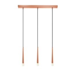 Φωτιστικό Οροφής - Ράγα 01487 3xG9 70cm Copper Luma