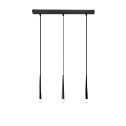 Φωτιστικό Οροφής - Ράγα 01487 3xG9 70cm Black Luma