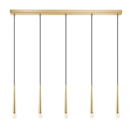 Φωτιστικό Οροφής - Ράγα 01487 5xG9 100cm Gold Luma