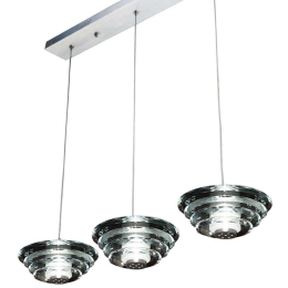 Φωτιστικό Οροφής - Ράγα MD600263B Φ15x64x120cm 3xG4 20W Nickel-Clear Aca