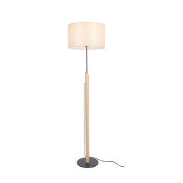 Φωτιστικό Δαπέδου Cliff MF21858 1xΕ27 Φ40x155cm Natural-Black Aca