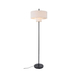 Φωτιστικό Δαπέδου Anafi MF240323 1xE27 Φ46x165cm Black-Beige Aca