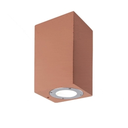 Φωτιστικό Tοίχου - Σποτ Up-Down MK0532STC 2xGU10 IP65 Terracotta Aca