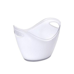 Σαμπανιέρα Οβάλ Μικρή 26.5Χ20Χ19.5cm Mpa102K10 White Espiel Πλαστικό