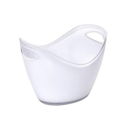 Σαμπανιέρα Οβάλ Μεγάλη 35Χ25.5Χ25.5cm Mpa105K8 White Espiel Πλαστικό
