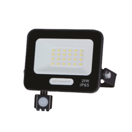 Προβολέας Led MTN-158521 Με Αισθητήρα PIR SMD 20W 4000K 1800lm IP65 12,35x14,9x2,75cm Black Metanor