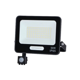 Προβολέας Led MTN-158581 Με Αισθητήρα PIR SMD 50W 4000K 4500lm IP65 19,3x20,4x3,2cm Black Metanor
