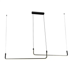 Φωτιστικό Οροφής Κρεμαστό MTN-190411 LED 25W 3000K 2000lm 120cm Black Metanor