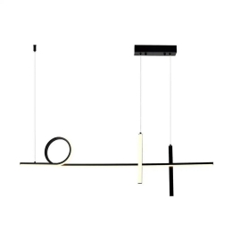 Φωτιστικό Οροφής - Ράγα MTN-190641 LED 24W 3000K 1920lm 100cm Black Metanor