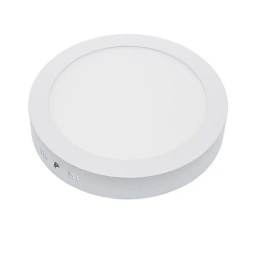 Panel Led Mini Επιφανειακό MTN-24051 12W 4500K 960lm 16x3,8cm White Metanor Στρόγγυλο