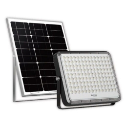 Προβολέας Led Ηλιακός MTN-52971 40W 6000K 4800lm Με Χειριστήριο IP65 29,8x4,1x22,5cm Black Metanor