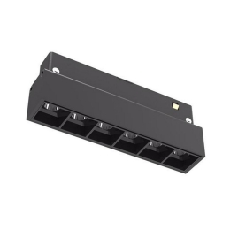 Γραμμικό Φωτιστικό Μαγνητικής Ράγας MTN-53111 LED M20 6 Heads 6W 4000K 480lm 11,2x2,2x4,5cm Black Metanor