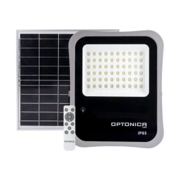 Προβολέας Led Ηλιακός MTN-54581 20W 6000K 1800lm Με Χειριστήριο Και Γρήγορη Φόρτιση IP65 28x8x32cm Black Metanor