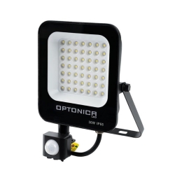 Προβολέας Led MTN-57791 Με Αισθητήρα PIR SMD 30W 2700K 2700lm IP65 15,4x22,8x5,5cm Black Metanor