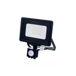 Προβολέας Led MTN-59491 City Με Αισθητήρα PIR SMD 30W 2700K 2400lm IP65 18,7x21,5x4,5cm Black Metanor