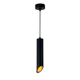 Φωτιστικό Οροφής Κρεμαστό MTN-90501 GU10 IP20 6x30cm Black-Gold Metanor