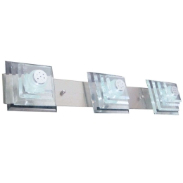 Φωτιστικό Τοίχου - Απλίκα MX600263A 60x13x15cm 3xG4 40W Nickel-Clear Aca