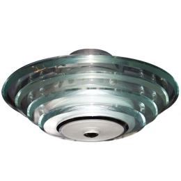 Φωτιστικό Οροφής - Πλαφονιέρα MX700262B Φ30x12cm 2xG9 40W Nickel-Clear Aca