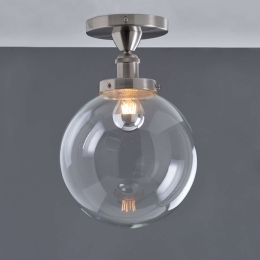 Πλαφονιέρα OD90151CN Silver Μέταλλο,Γυαλί