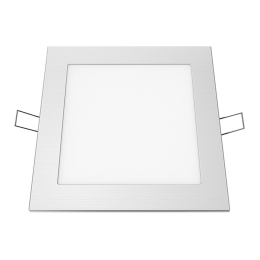 Πάνελ Χωνευτό Plato Led Slim PLATO1240SNM 12W 4000K Silver Aca Τετράγωνο