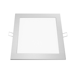 Πάνελ Χωνευτό Plato Led Slim PLATO1840SNM 18W 4000K Silver Aca Τετράγωνο