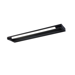 Φωτιστικό Μπάνιου Επιτοίχιο Bati PN2834LED40BK Led 6W 380Lm 4000K 40x10x2,5cm Black Aca