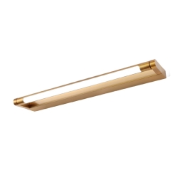 Φωτιστικό Μπάνιου Επιτοίχιο Bati PN2834LED40BR Led 6W 380Lm 4000K 40x10x2,5cm Brass Aca