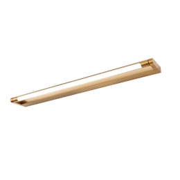 Φωτιστικό Μπάνιου Επιτοίχιο Bati PN2834LED62BR Led 12W 780Lm 4000K 62x10x2,5cm Brass Aca