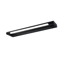 Φωτιστικό Μπάνιου Επιτοίχιο Bati PN283LED40BK Led 6W 380Lm 3000K 40x10x2,5cm Black Aca