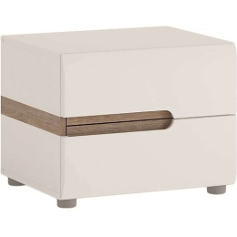 Κομοδίνο Lugano 161277149 50x41,9x40,5cm White-Oak