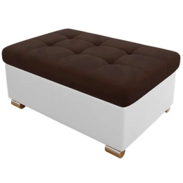 Σκαμπό Niko Plus 161631899 96x70x41cm Brown-White