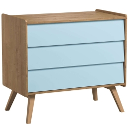Συρταριέρα 3D Vintage 162080399 100x58,5x90cm Natural-Blue