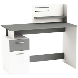 Γραφείο Praxton 162135979 121,5x55x109cm White-Grey