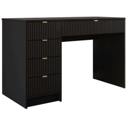 Γραφείο Tireno 162649929 120x55x76cm Black-Gold
