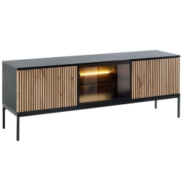 Έπιπλο Τηλεόρασης Haven 162680209 154x39x56cm Natural-Black