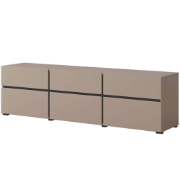Έπιπλο Τηλεόρασης Orwell II 162693389 180x40x48cm Beige-Black